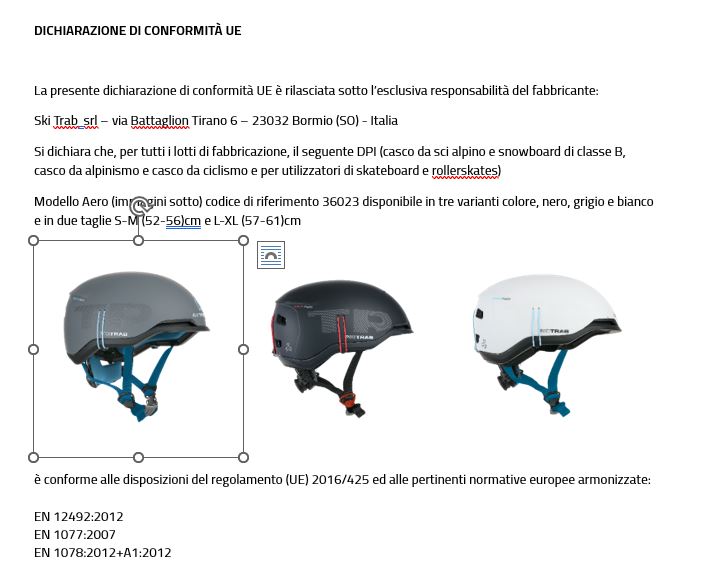 EU DECLARATION OF CONFORMITY aero helmet _EN